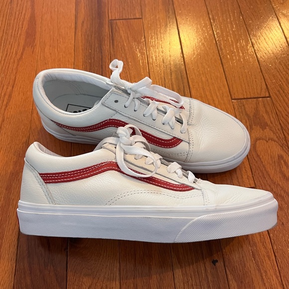 Old Skool Leather Vans (W 8.5, M 7) - Picture 7 of 7